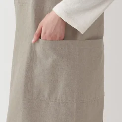 Muji Tablier croisé dans le dos en coton