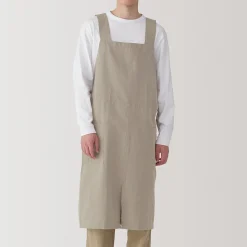 Muji Tablier croisé dans le dos en coton