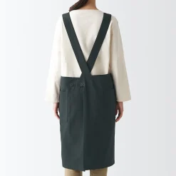 Muji Tablier croisé dans le dos en coton