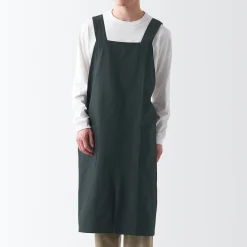 Muji Tablier croisé dans le dos en coton