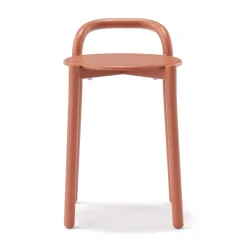 Clearance Muji Tabouret en aluminium - Bourgogne