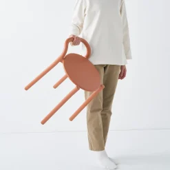 Clearance Muji Tabouret en aluminium - Bourgogne