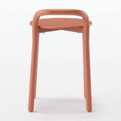 Clearance Muji Tabouret en aluminium - Bourgogne