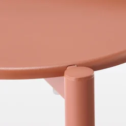 Clearance Muji Tabouret en aluminium - Bourgogne