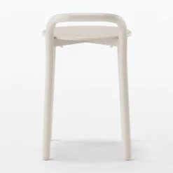 Hot Muji Tabouret en aluminium - Gris clair
