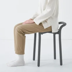 Outlet Muji Tabouret en aluminium - Gris foncé