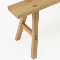 Outlet Muji Tabouret en chêne large