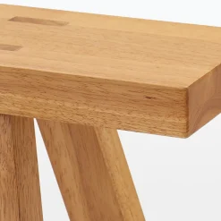 Outlet Muji Tabouret en chêne large