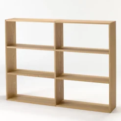 Muji Étagère additionnelle large en chêne ‐ 3 niveaux (Dont Eco‐part. 1,80 €)