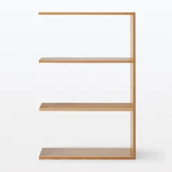 Muji Étagère additionnelle large en chêne ‐ 3 niveaux (Dont Eco‐part. 1,80 €)