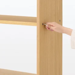 Muji Étagère additionnelle large en chêne ‐ 3 niveaux (Dont Eco‐part. 1,80 €)