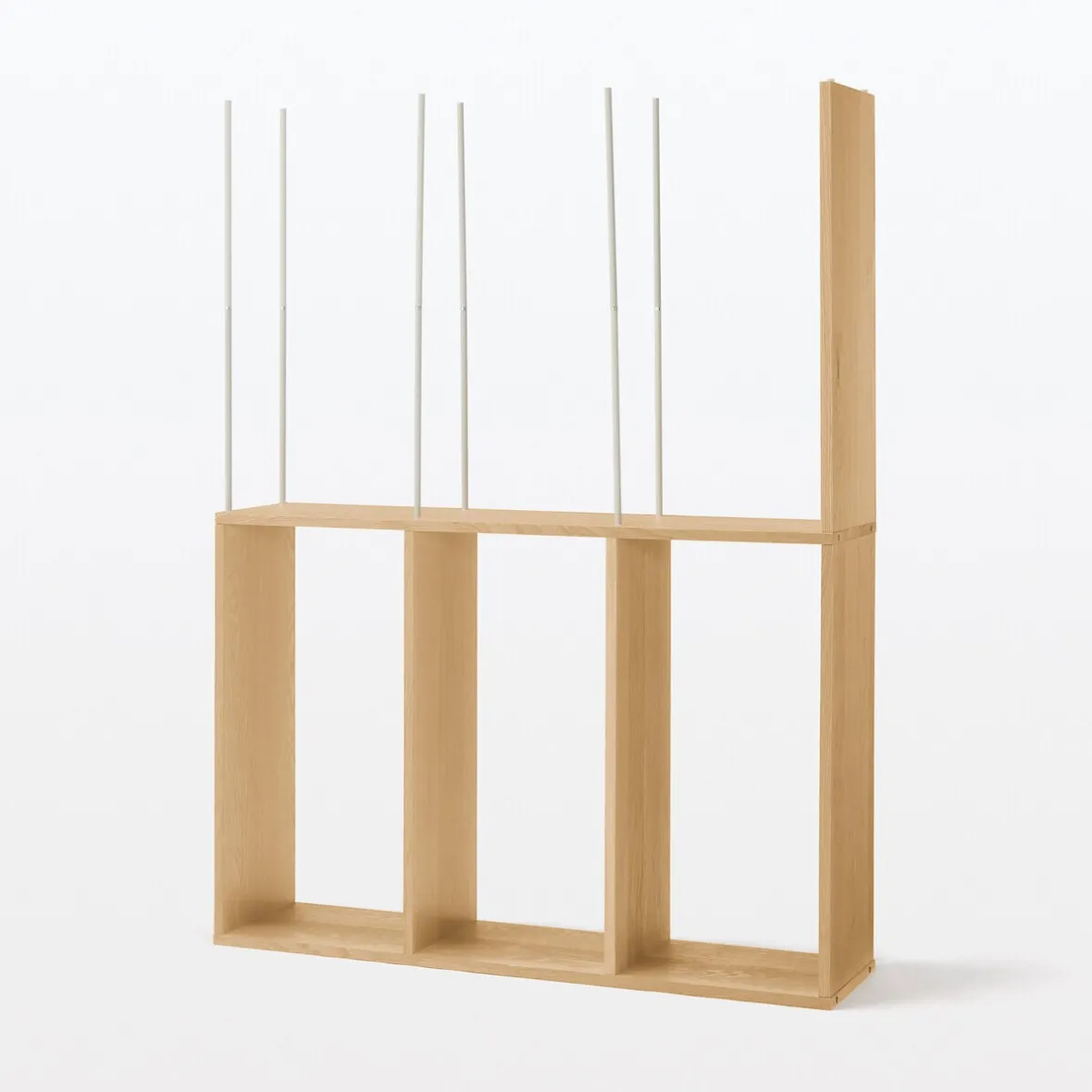 Muji Étagère additionnelle large en chêne ‐ 3 niveaux (Dont Eco‐part. 1,80 €)