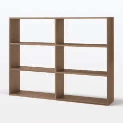 Online Muji Étagère additionnelle large en noyer ‐ 3 niveaux (Dont Eco‐part. 1,80 €)