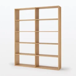 Sale Muji Étagère additionnelle large en chêne ‐ 5 niveaux (Dont Eco‐part. 2,80 €)