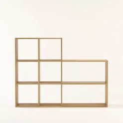 Muji Étagère additionnelle large en chêne ‐ 2 niveaux (Dont Eco‐part. 1,80 €)