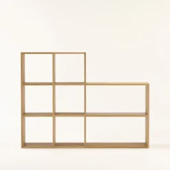 Muji Étagère additionnelle large en chêne ‐ 2 niveaux (Dont Eco‐part. 1,80 €)