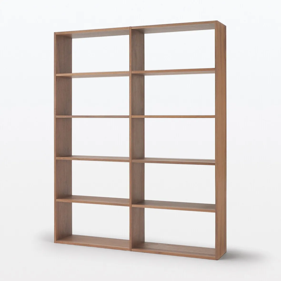 Sale Muji Étagère additionnelle large en noyer ‐ 5 niveaux (Dont Eco‐part. 2,80 €)