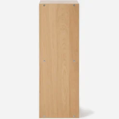 Muji Étagère additionnelle étroite en chêne ‐ 2 niveaux (Dont Eco‐part. 0,82 €)
