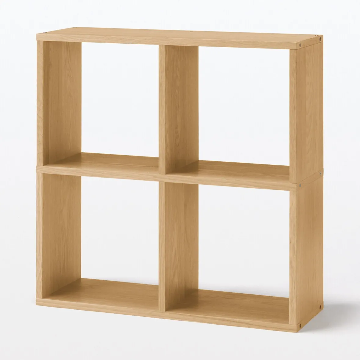 Muji Étagère additionnelle étroite en chêne ‐ 2 niveaux (Dont Eco‐part. 0,82 €)