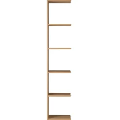 New Muji Étagère additionnelle étroite en chêne ‐ 5 niveaux (Dont Eco‐part. 1,80 €)