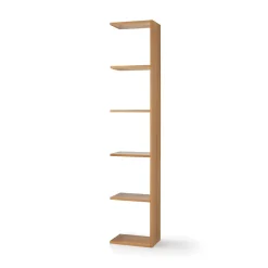 New Muji Étagère additionnelle étroite en chêne ‐ 5 niveaux (Dont Eco‐part. 1,80 €)