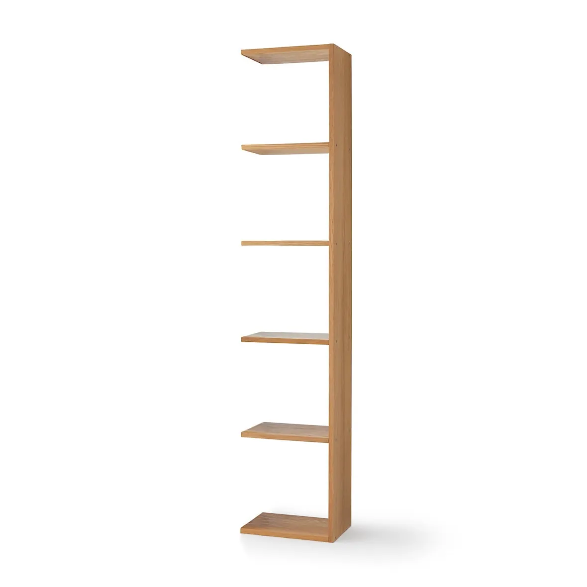 New Muji Étagère additionnelle étroite en chêne ‐ 5 niveaux (Dont Eco‐part. 1,80 €)