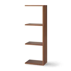 Outlet Muji Étagère additionnelle étroite en noyer ‐ 3 niveaux (Dont Eco‐part. 1,80 €)