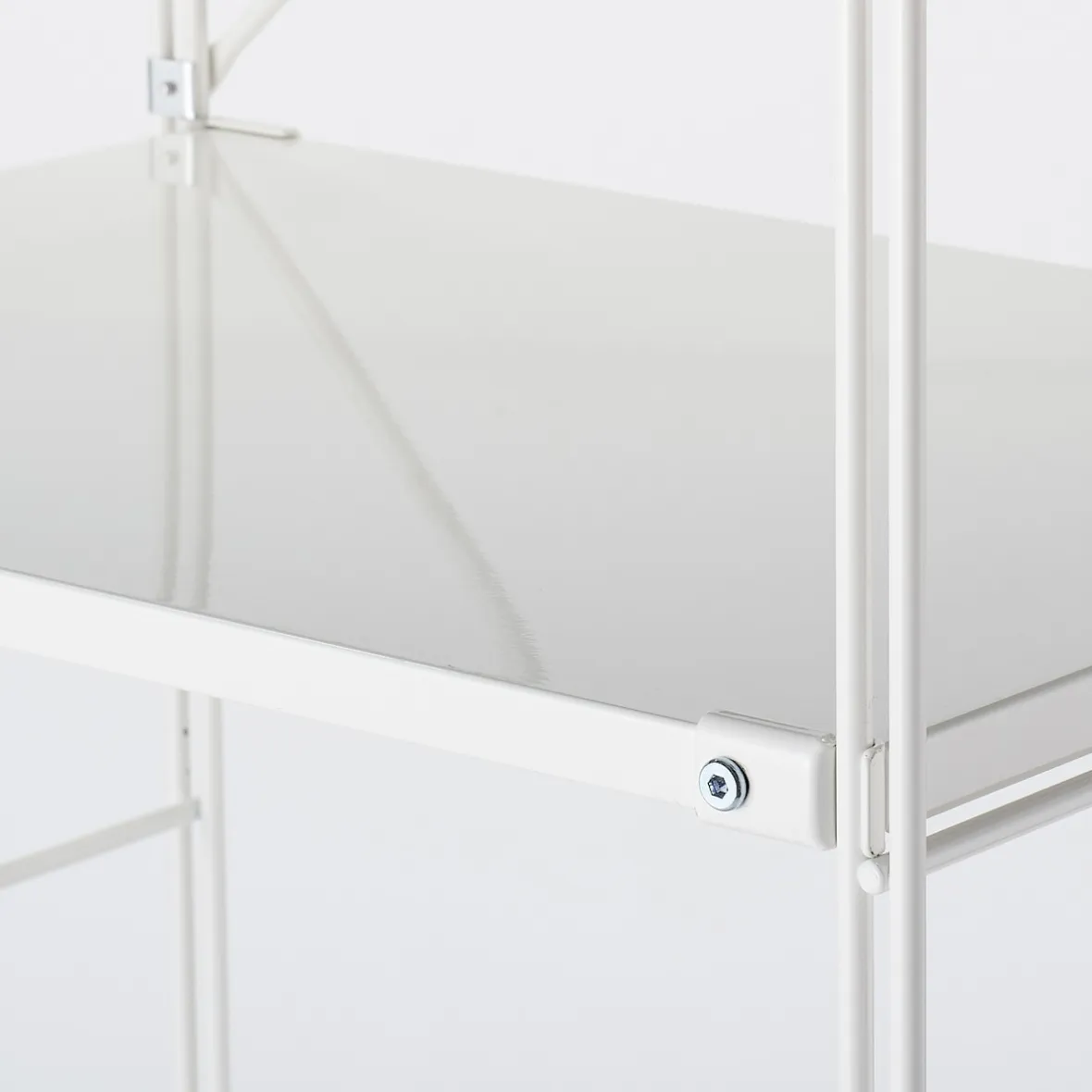 Sale Muji Étagère en acier gris clair - Large, grande