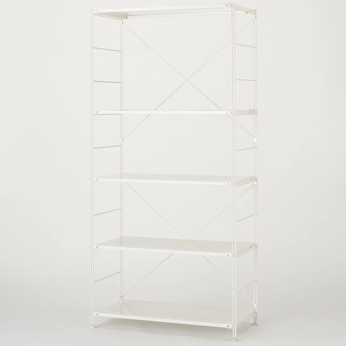 Sale Muji Étagère en acier gris clair - Large, grande