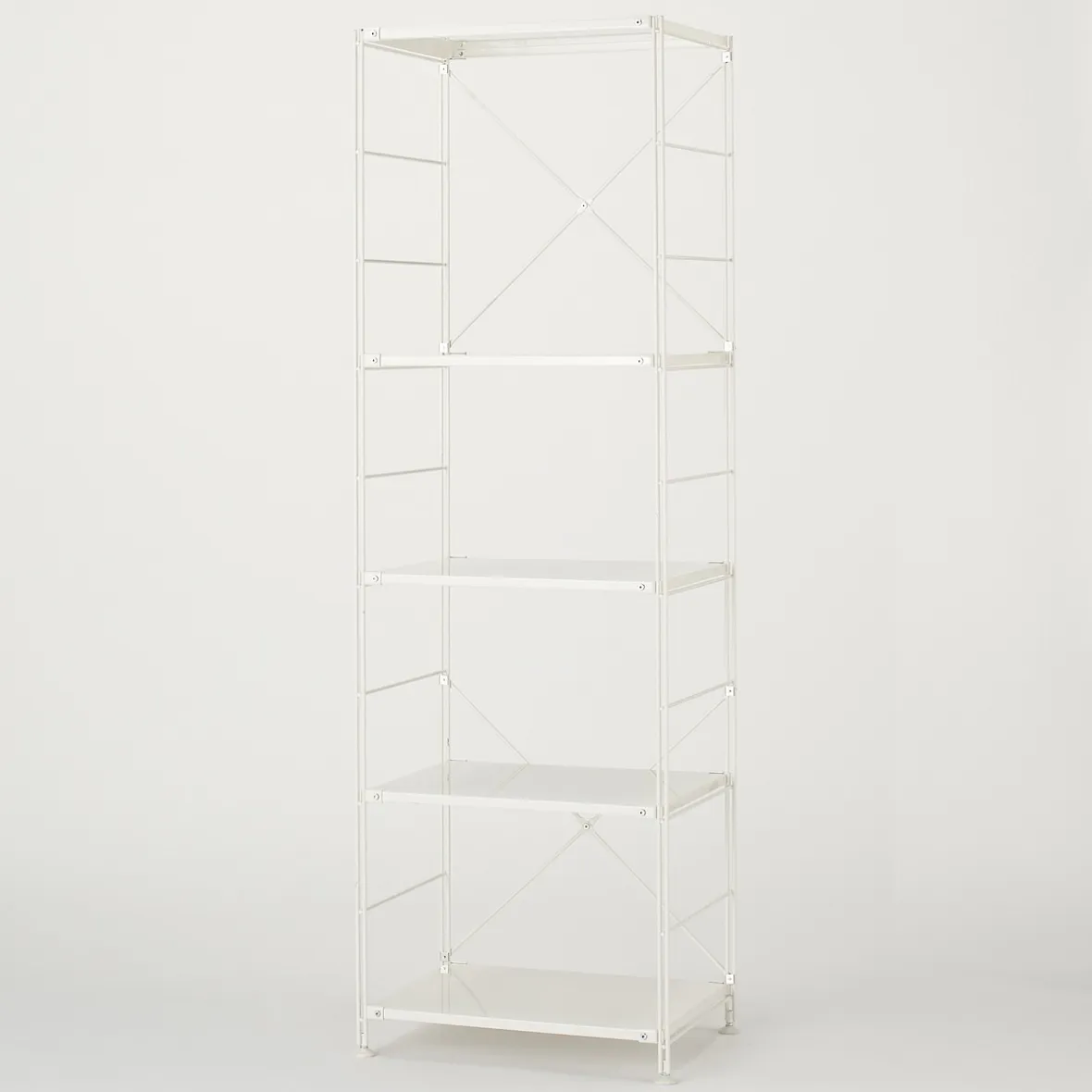 New Muji Étagère en acier gris clair - Étroite, grande