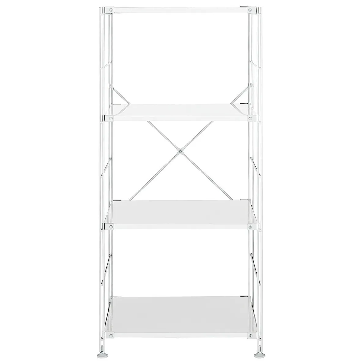 Discount Muji Étagère en acier gris clair - Étroite, moyenne