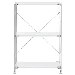 Outlet Muji Étagère en acier gris clair - Étroite, petite