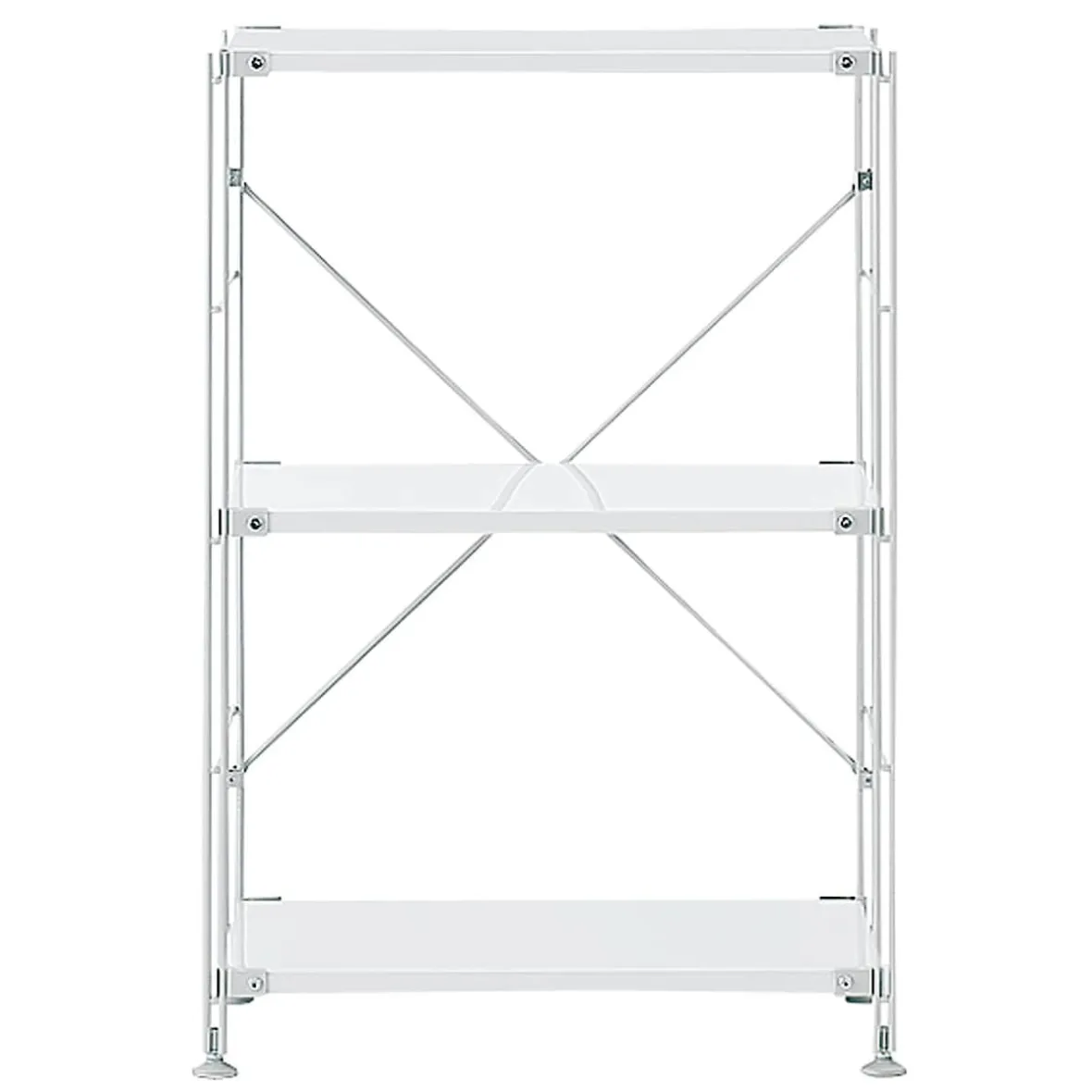 Outlet Muji Étagère en acier gris clair - Étroite, petite