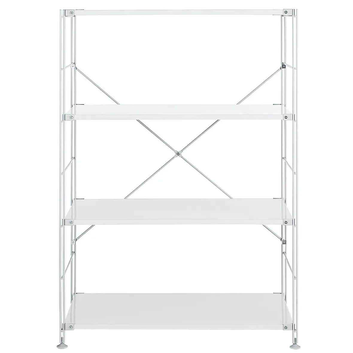 Muji Étagère en acier gris clair - Large, moyenne