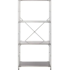 Online Muji Étagère en acier inoxydable étroite ‐ 4 niveaux (Dont Eco‐part. 0,82 €)