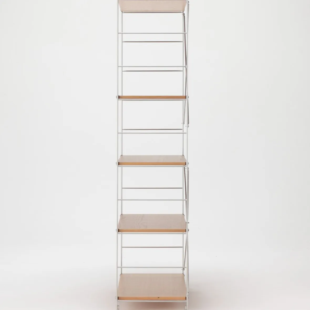 Sale Muji Étagère en acier inoxydable plaqué chêne (Dont Eco‐part. 3,90 €) 8061