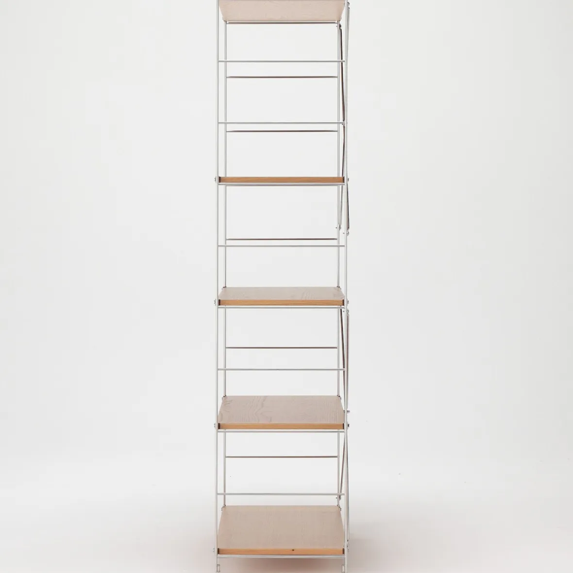 Sale Muji Étagère en acier inoxydable plaqué chêne (Dont Eco‐part. 3,90 €) 8061