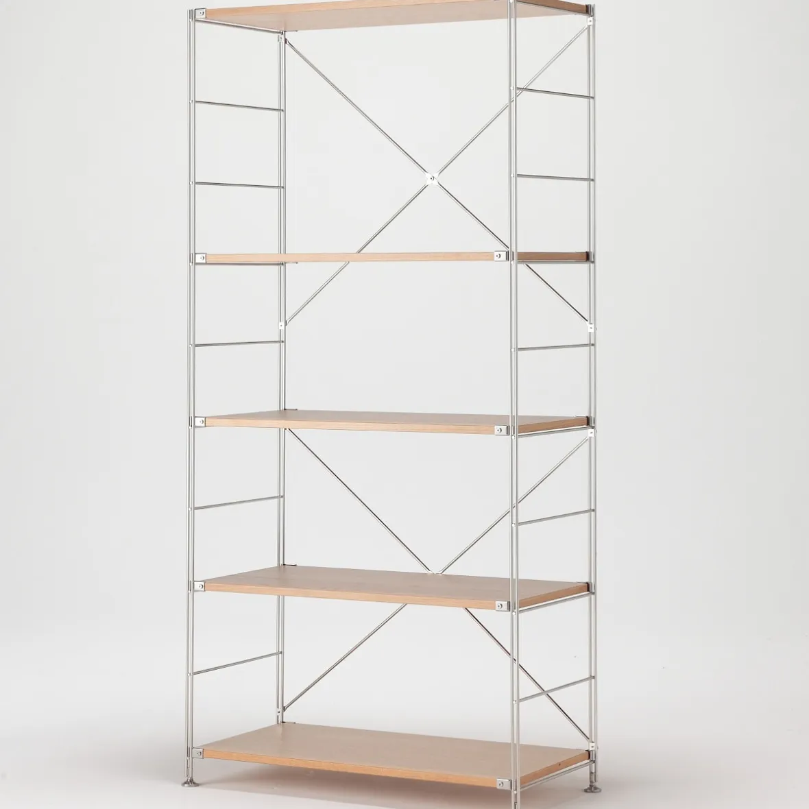 Sale Muji Étagère en acier inoxydable plaqué chêne (Dont Eco‐part. 3,90 €) 8061