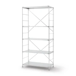 Outlet Muji Étagère en acier inoxydable ‐ Large ‐ Grande (Dont Eco‐part. 1,80 €)