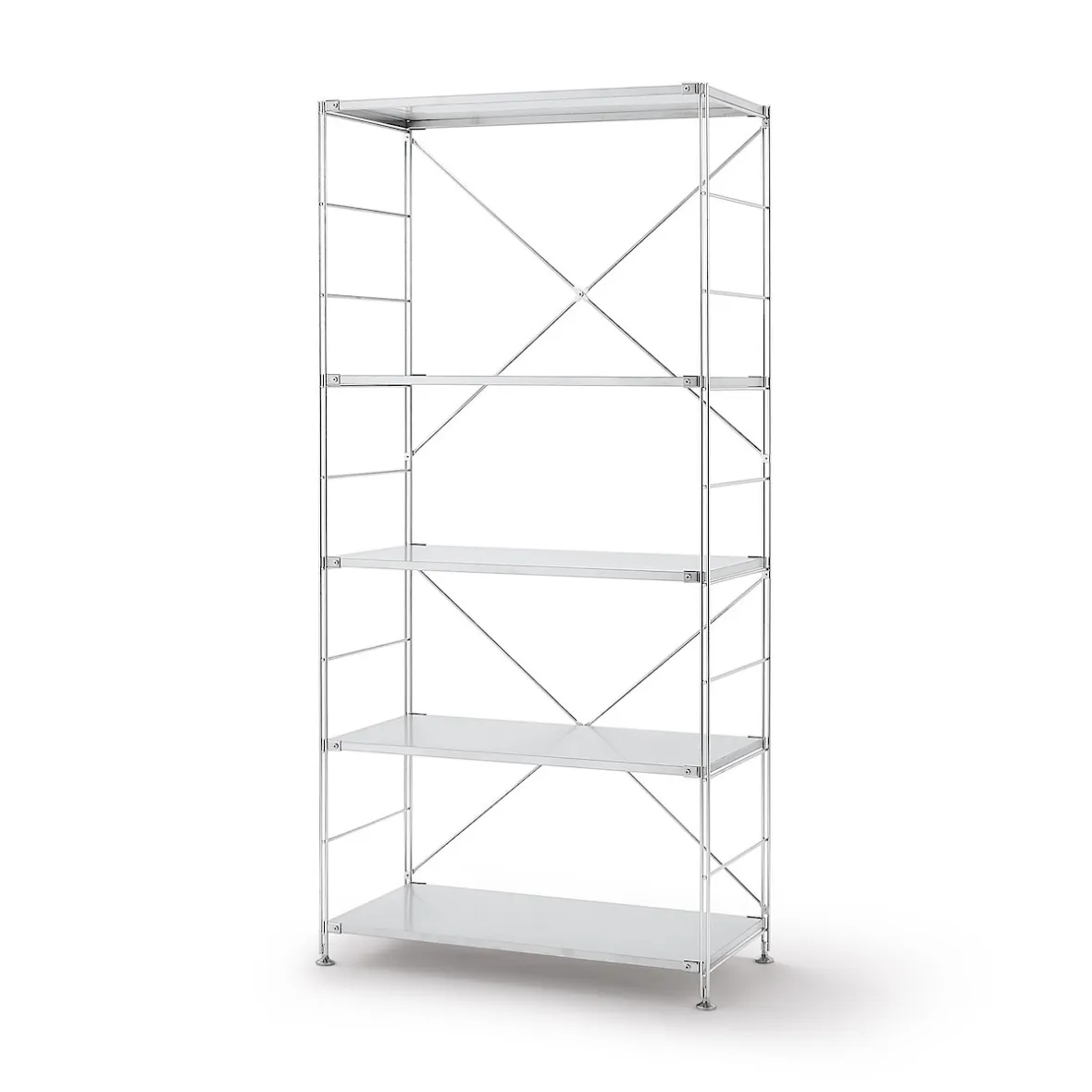 Outlet Muji Étagère en acier inoxydable ‐ Large ‐ Grande (Dont Eco‐part. 1,80 €)