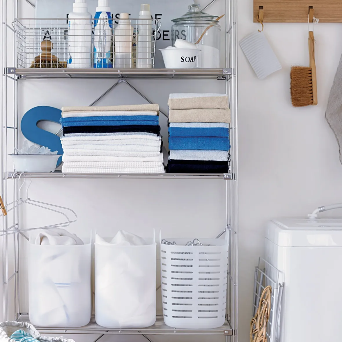 Outlet Muji Étagère en acier inoxydable ‐ Large ‐ Grande (Dont Eco‐part. 1,80 €)