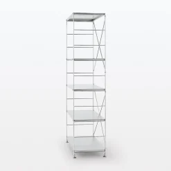 Outlet Muji Étagère en acier inoxydable ‐ Large ‐ Grande (Dont Eco‐part. 1,80 €)