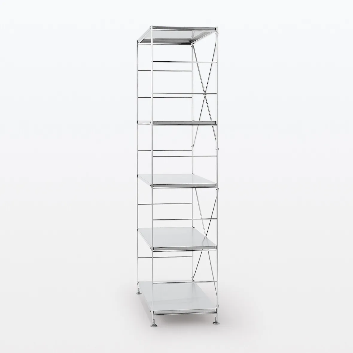 Outlet Muji Étagère en acier inoxydable ‐ Large ‐ Grande (Dont Eco‐part. 1,80 €)