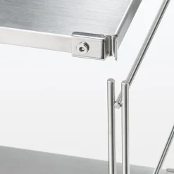 Outlet Muji Étagère en acier inoxydable ‐ Large ‐ Grande (Dont Eco‐part. 1,80 €)