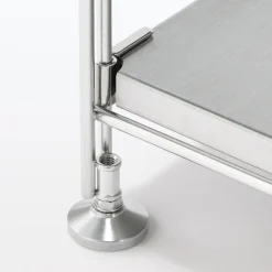 Outlet Muji Étagère en acier inoxydable ‐ Large ‐ Grande (Dont Eco‐part. 1,80 €)