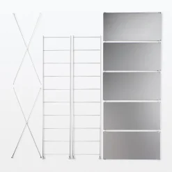 Outlet Muji Étagère en acier inoxydable ‐ Large ‐ Grande (Dont Eco‐part. 1,80 €)