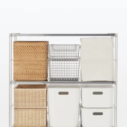 Outlet Muji Étagère en acier inoxydable ‐ Large ‐ Grande (Dont Eco‐part. 1,80 €)