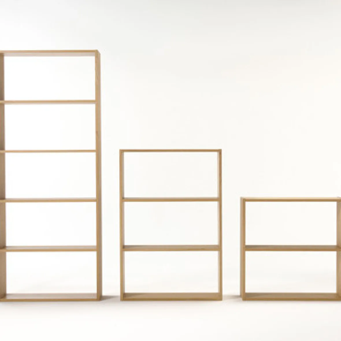 Clearance Muji Étagère large en chêne ‐ 2 niveaux (Dont Eco‐part. 1,80€)