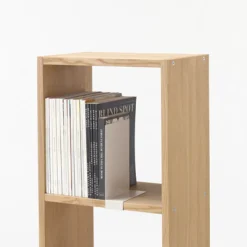 Clearance Muji Étagère étroite en chêne ‐ 5 niveaux (Dont Eco‐part. 2,80 €)