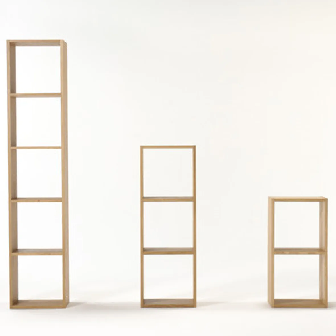 Clearance Muji Étagère étroite en chêne ‐ 5 niveaux (Dont Eco‐part. 2,80 €)